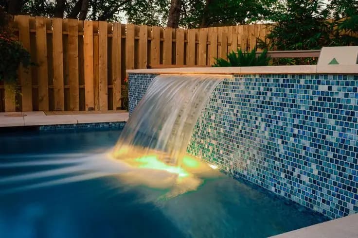 Luxury Pool Water Features